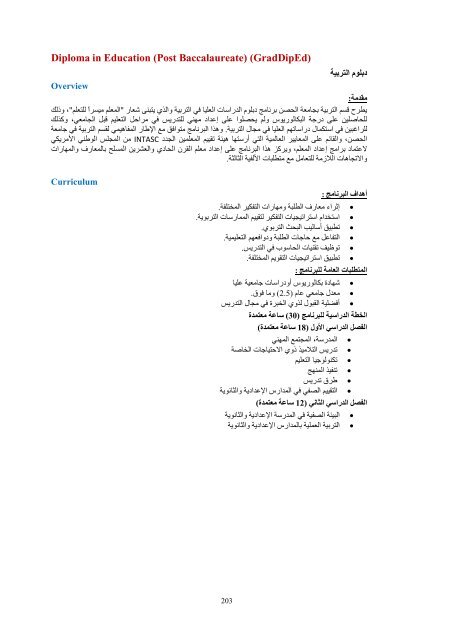 ALHOSN University Catalogue Global Knowledge with Local Vision ...