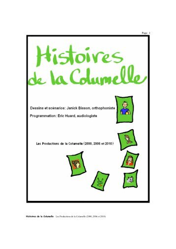 les histoires de la columelle - Oricom