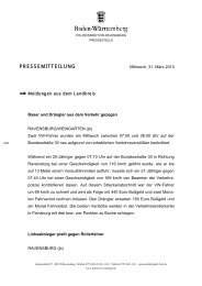 PRESSEMITTEILUNG - Polizeidirektion Ravensburg