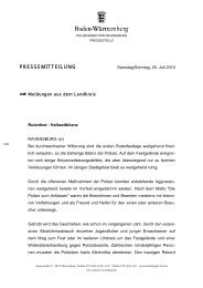 PRESSEMITTEILUNG - Polizeidirektion Ravensburg