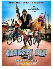 gangsta rap: the glockumentary busts into la theaters ... - C2itmedia