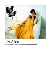 Lily Allen - C2itmedia