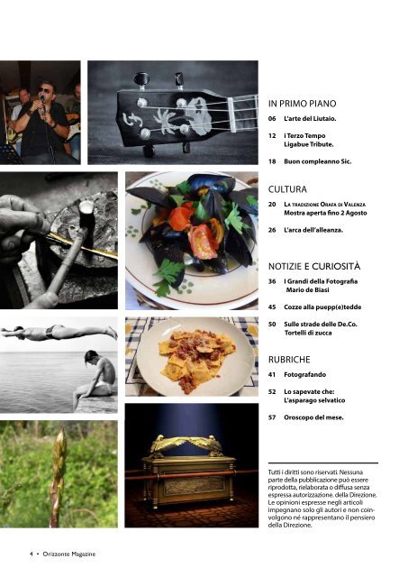 Orizzonte Magazine n°6 Giugno 2015