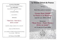 RenÃ© Char, poÃ¨te et rÃ©sistant. - Grand Orient de France