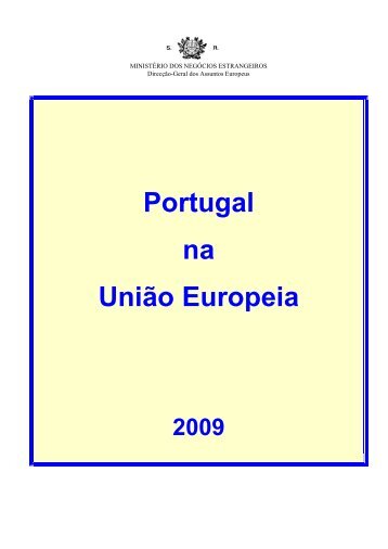 Portugal na UniÃ£o Europeia - Eurocid - Infoeuropa