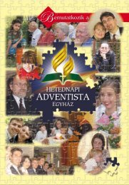 Bemutatkozik a Hetednapi Adventista Egyház