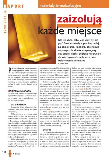 ZaizolujÄ kaÅ¼de miejsce - Budujemy Dom