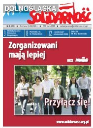 Gazeta do pobrania w pliku *pdf - Region Dolny ÅlÄsk NSZZ ...