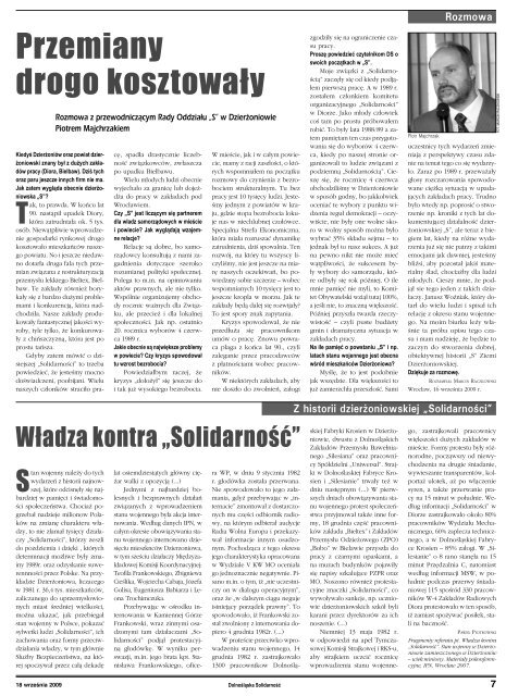 Gazeta do pobrania w pliku *pdf - Region Dolny ÅlÄsk NSZZ ...