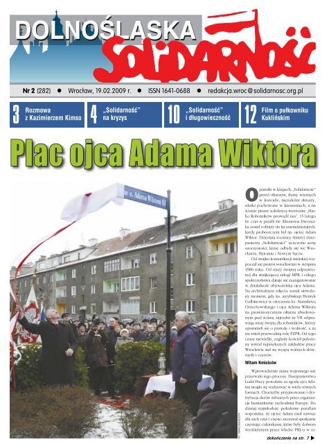 Gazeta do pobrania w pliku *pdf - SolidarnoÅÄ