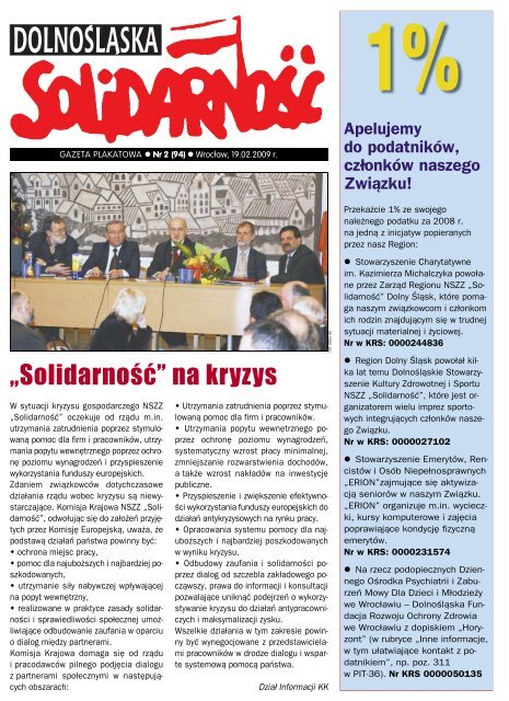 Gazeta do pobrania w pliku *pdf - SolidarnoÅÄ