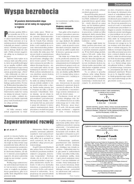 Gazeta do pobrania w pliku *pdf - Region Dolny ÅlÄsk NSZZ ...
