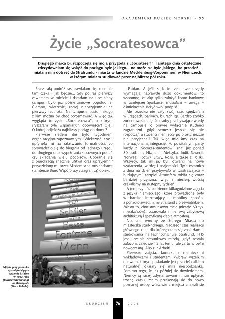 AKM nr 35 grudzieÅ 2006 - Akademia Morska w Gdyni - Gdynia