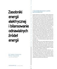 Zasobniki energii elektrycznej i bilansowanie ... - Elektroenergetyka