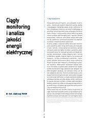 ciÄgÅy monitoring i analiza jakoÅci energii ... - Elektroenergetyka