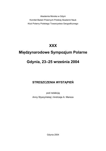 Akademia Morska w Gdyni - Katedra Meteorologii i Oceanografii