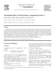 The biological flora of Central Europe: Campanula ... - Plant Sciences