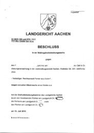 Beschluss des LG Aachen als PDF