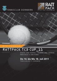 RATTPACK TCD CUP_11 - tennis club dornbirn