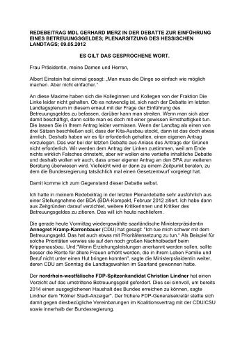 Rede als PDF - Gerhard Merz