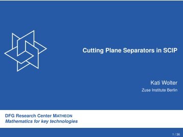 SCIP Cutting Planes [pdf]