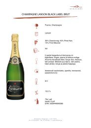 Lanson Champagne - Avallone