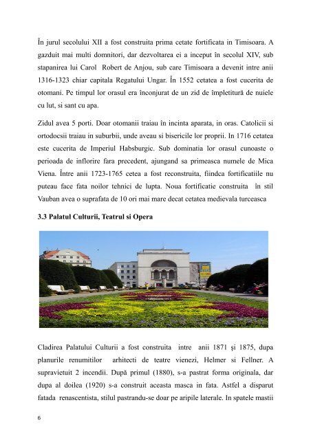TURIST PENTRU O ZI IN TIMISOARA
