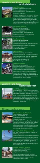 Vermiet- und Akku- wechselstationen - Flyer