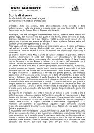 Storie di riserva - Collettivo Donquixote