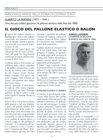 IL GIOCO DEL PALLONE ELASTICO O BALON - Comuni in Rete