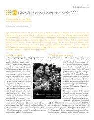 download Sintesi Rapporto UNFPA 2006 - Aidos