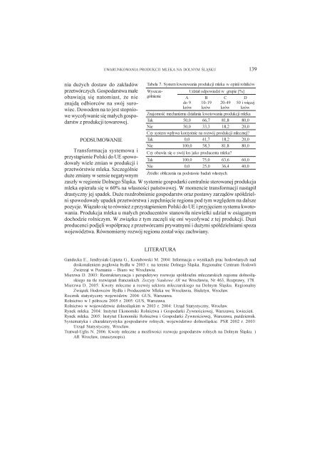 Roczniki Nauk Rolniczych, Seria G, T. 94, z. 1, 2007 - WydziaÅ Nauk ...