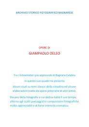 Elaborazioni fotografiche di Giampaolo De Leo - Archivio storico ...