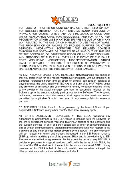 EULA - Page 1 of 5 END-USER LICENSE AGREEMENT FOR ... - ESI