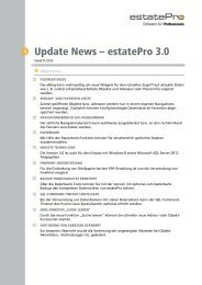 Update News â estatePro - Immowelt