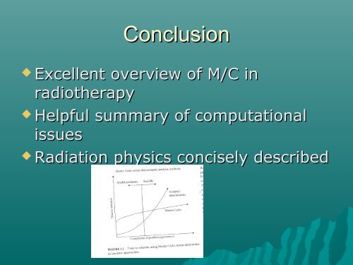 Monte Carlo Techniques in radiation therapy - mcneg