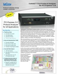 LeCroy Summit T3-8 Datasheet - TestConnectrep.com