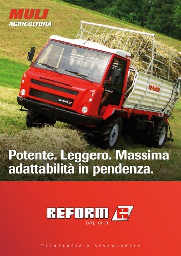 Potente. Leggero. Massima adattabilitÃ  in pendenza. - Reform