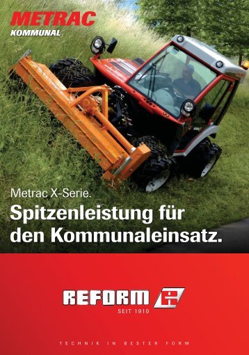 Spitzenleistung fÃ¼r den Kommunaleinsatz. - Reform