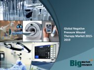 Global Negative Pressure Wound Therapy Market 2015-2019