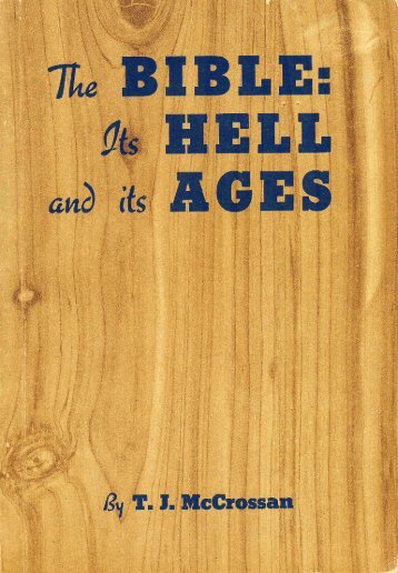 EXCELLENT out-of-print Book on Hell - Read Here