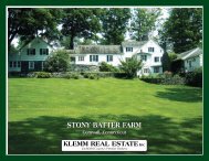 STony bATTER fARM STony bATTER fARM - Klemm Real Estate, Inc.