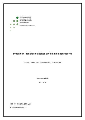 Julkaisuun (pdf) - KuntoutussÃ¤Ã¤tiÃ¶