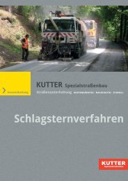 Schlagsternverfahren - KUTTER SpezialstraÃenbau GmbH & Co. KG