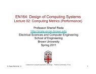 EN164: Design of Computing Systems - Brown University