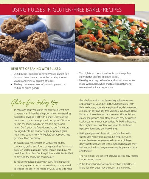 Pulses And The Gluten Free Diet: Cooking With - Pulse Canada