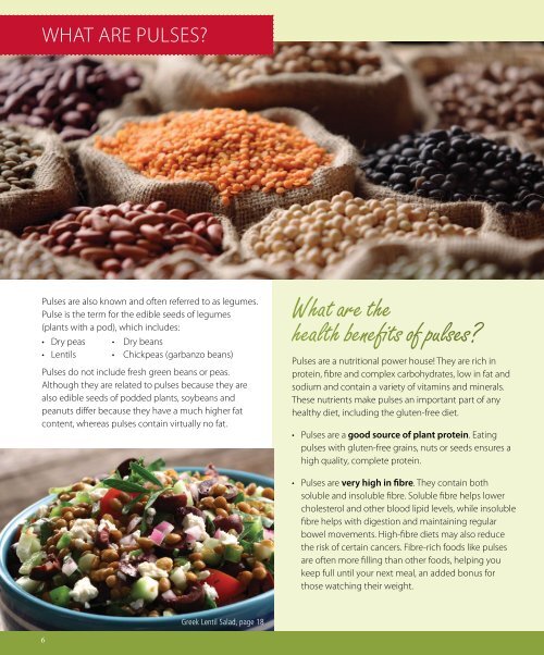 Pulses And The Gluten Free Diet: Cooking With - Pulse Canada