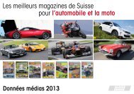 Les meilleurs magazines de Suisse pour l'automobile et la moto