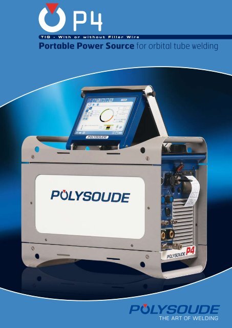 Portable Power Source for orbital tube welding - Polysoude