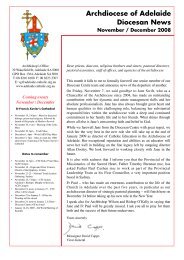 Diocesan News Nov:Dec 2008.pdf - the Archdiocese of Adelaide